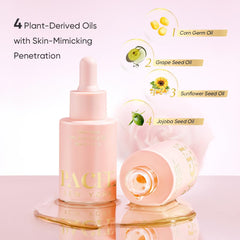 Pacfe cuticle oil ingredients rose oil and jojoba, softening cuticles with lightweight absorption.