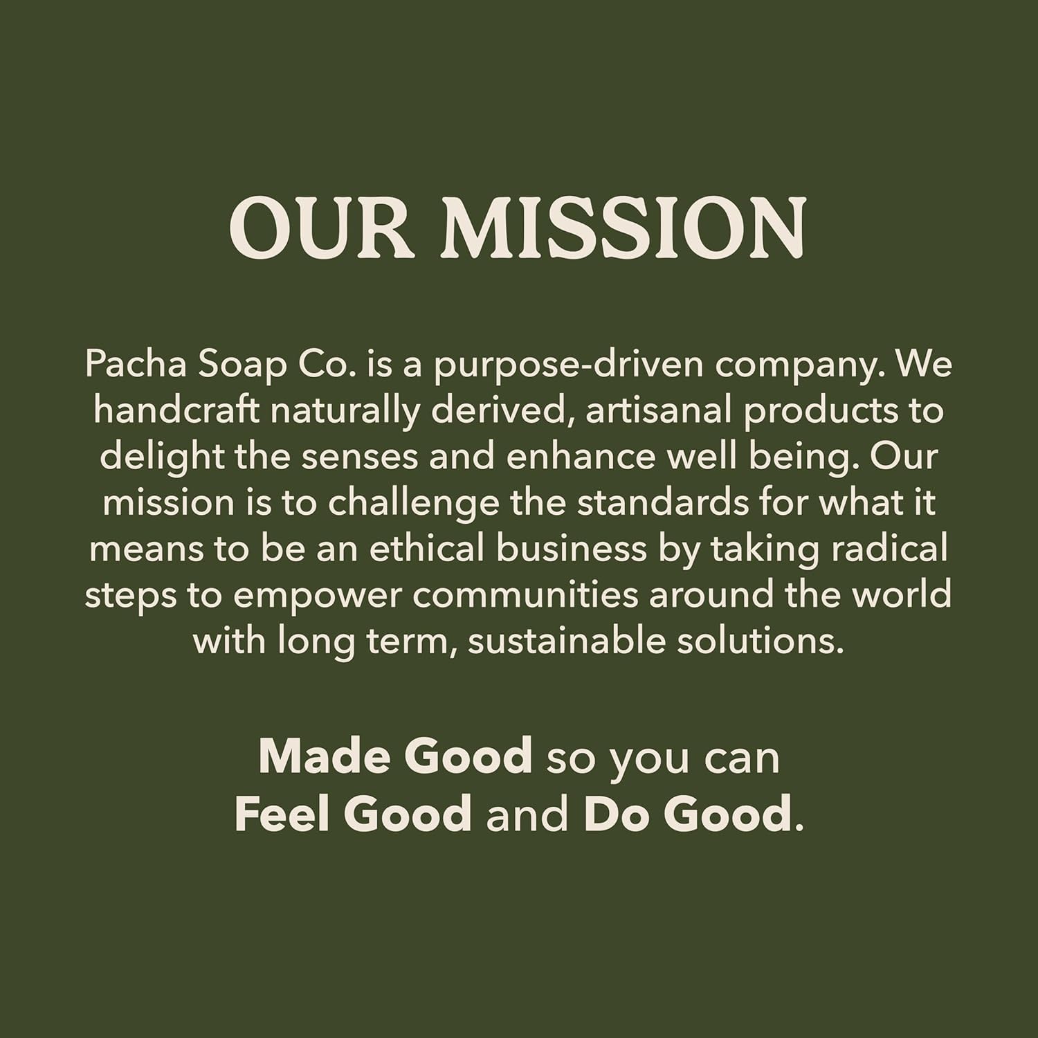 Pacha Soap Co Almond Goat Milk Bar Soap – ideal for spa-like routine and soft skin.