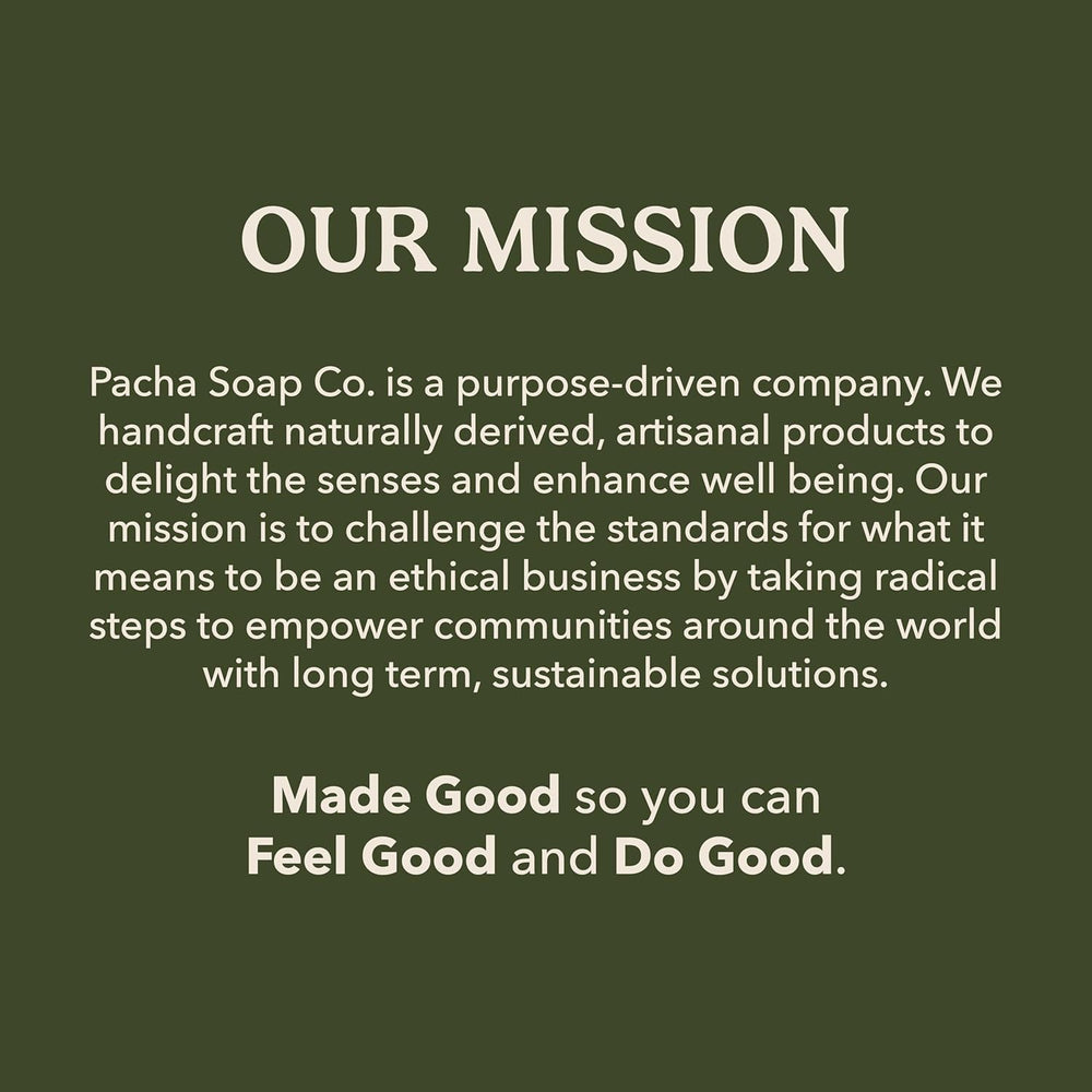 Pacha Soap Co Almond Goat Milk Bar Soap – ideal for spa-like routine and soft skin.