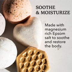 Pacha Soap Co BFF 4-Ever multi-hued fizz for a playful bath experience.