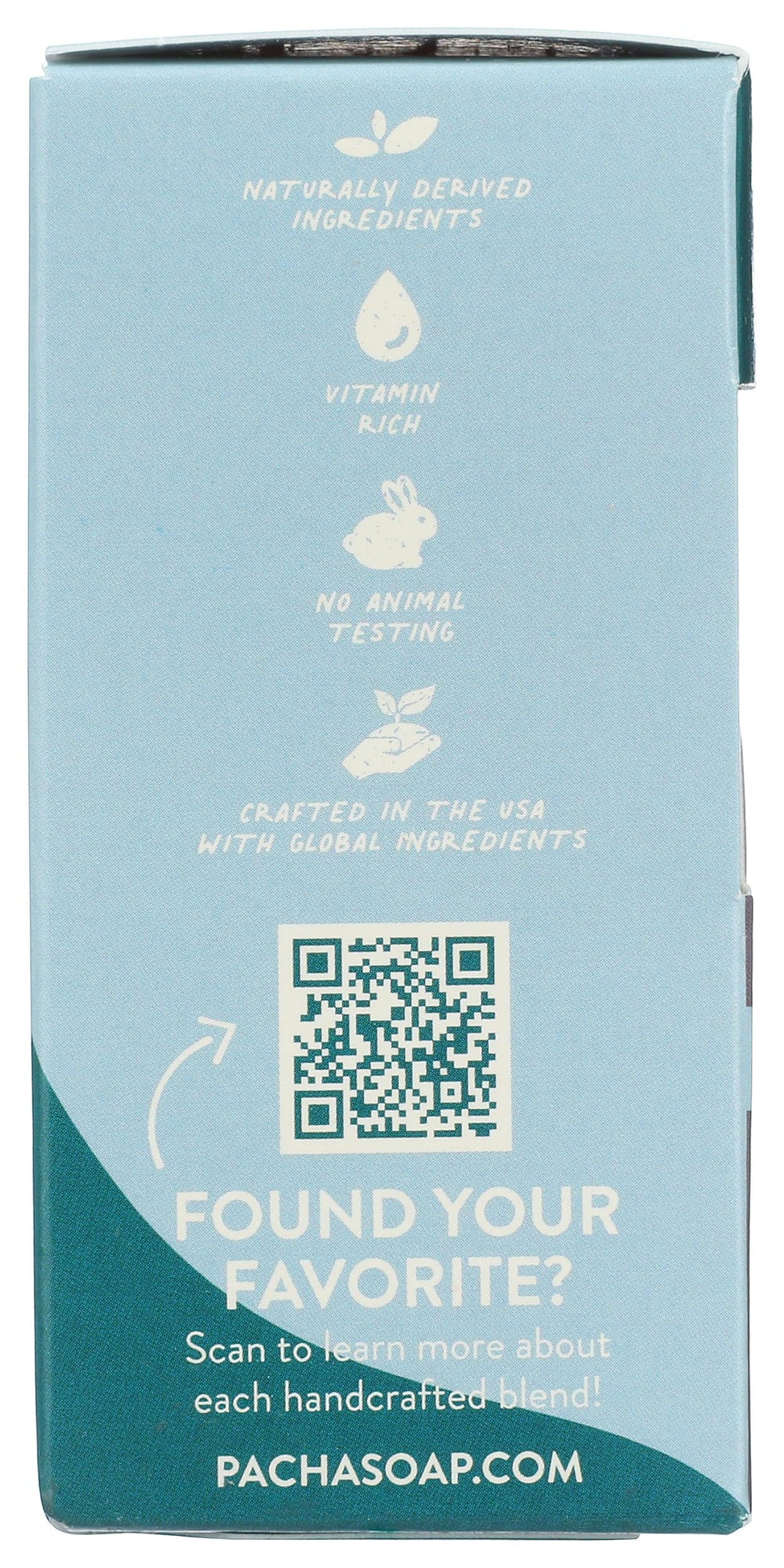 Pacha Soap Calm Peaces bar supports a simple daily routine.