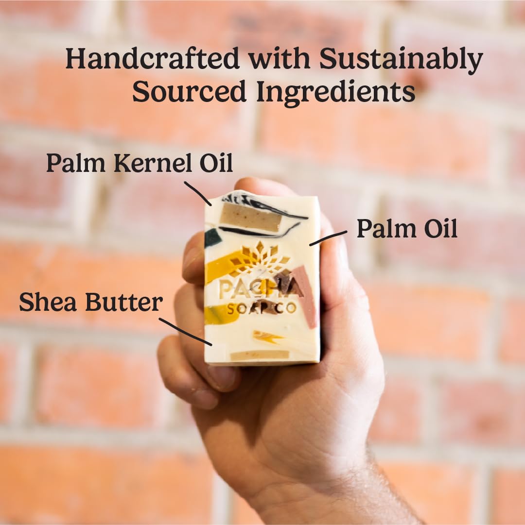 Pachafetti bar handmade in small batches highlights zero-waste artistry.