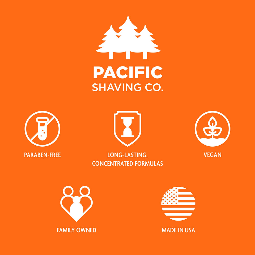 Pacific Shaving Company anti-irritation design suggesting smoother shaving experience.