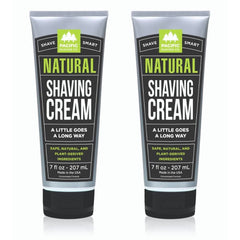 Pacific Shaving natural shaving cream pours for a smooth, hydrated shave