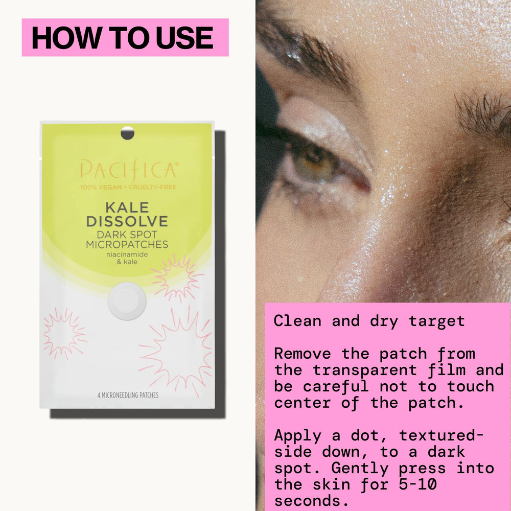 Pacifica dark spot patch delivering brightening actives to reduce discoloration