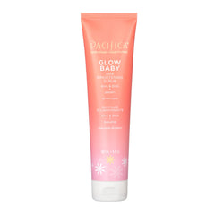 Pacifica Glow Baby Lit enzyme scrub jar for smooth skin and clear pores.