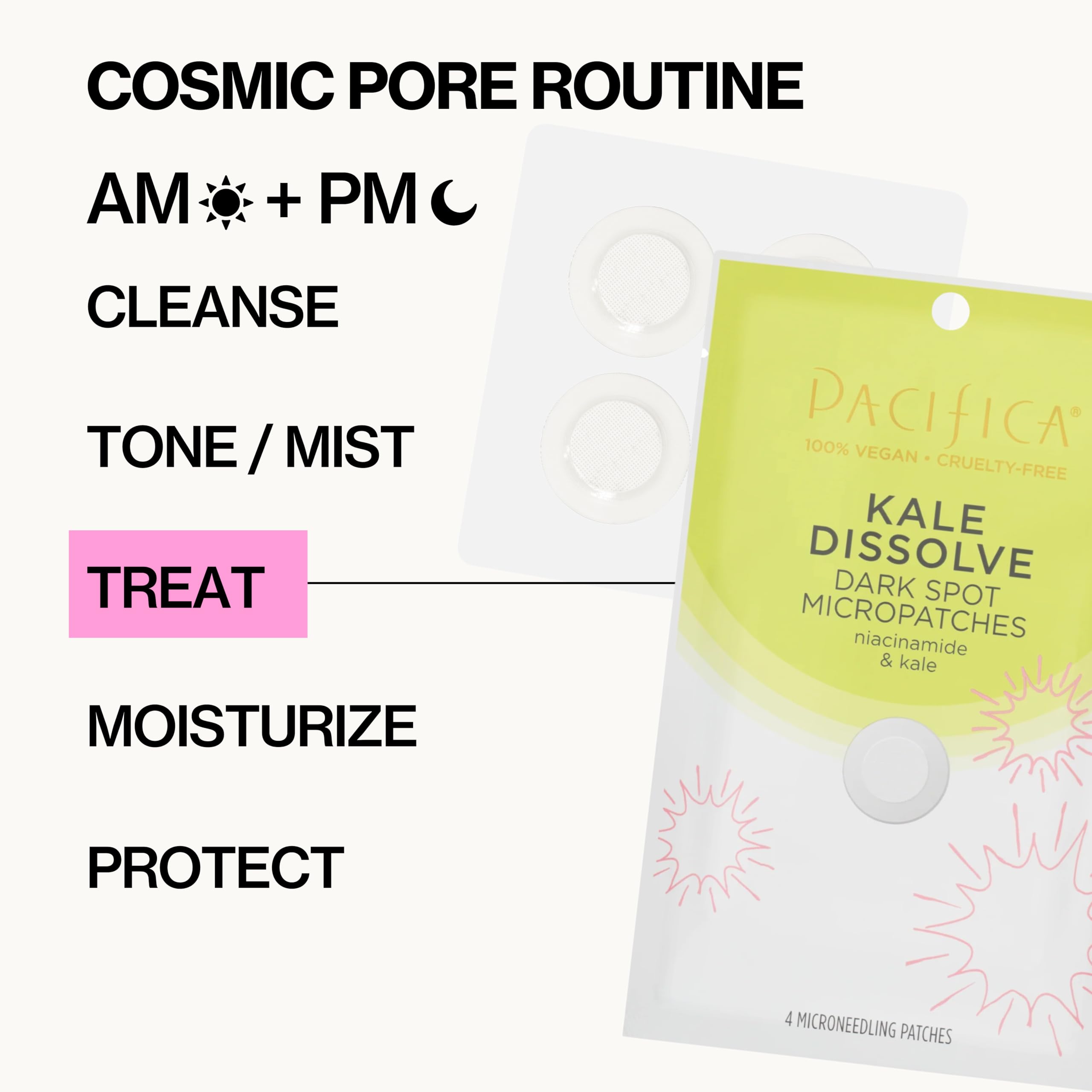 Glycolic acid exfoliates the spot area under the surface