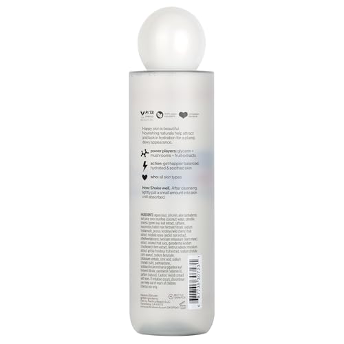Pacifica Happy Water Toner dermatologist-tested seal close-up.