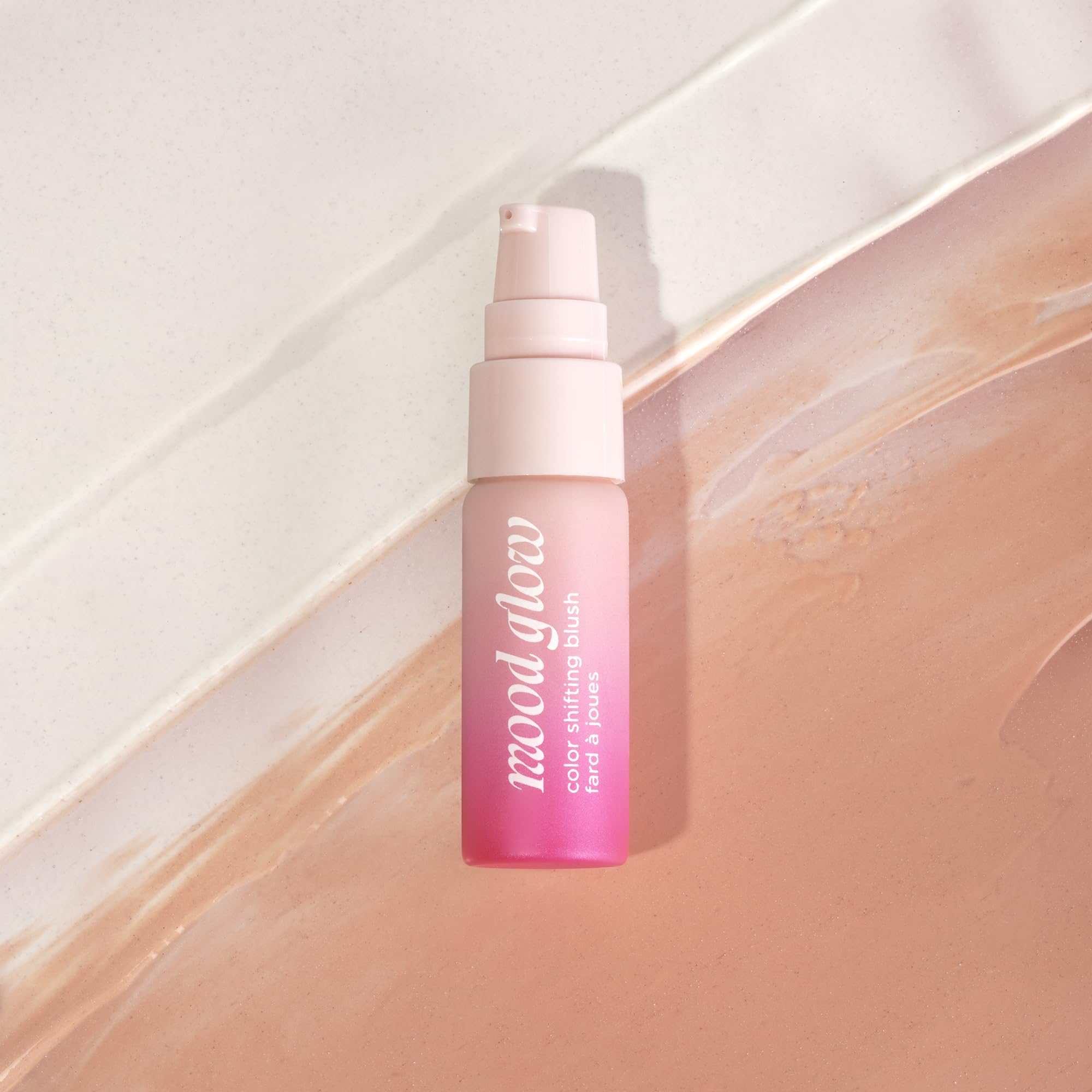 Pacifica Mood Glow application on cheeks demonstrates adaptive color for a natural flush.