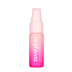Pacifica Mood Glow comes in a recyclable glass bottle highlighting eco friendly packaging.