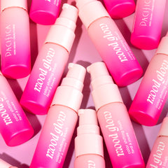Pacifica Mood Glow includes glycerin, jojoba esters, and vitamin E for hydration.