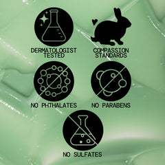 Pacifica Stress Rehab mask close-up conveying spa-like calm.