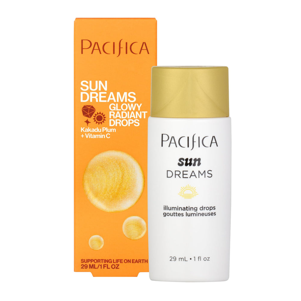 Pacifica Sunset Glow Drops bottle front for a natural sun-kissed glow