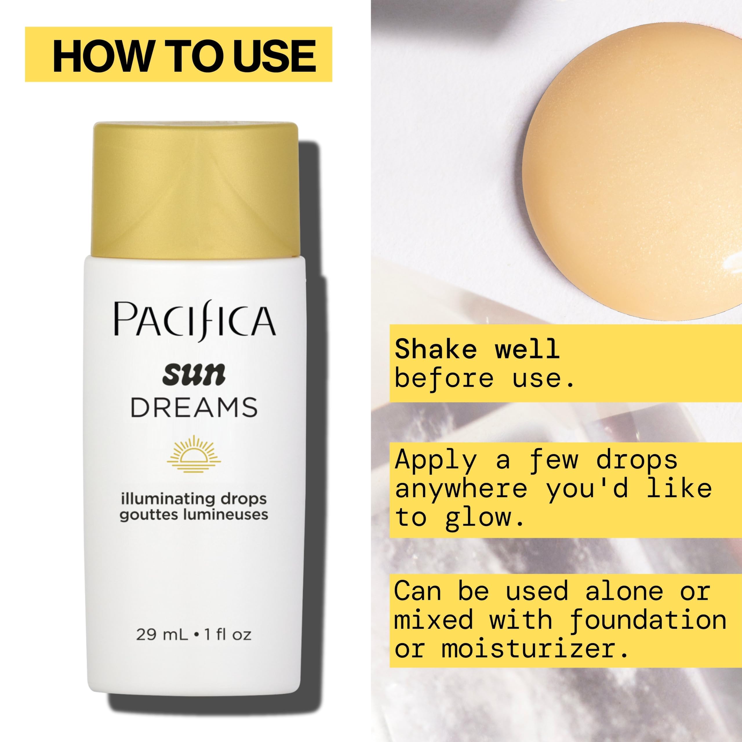 Pacifica Sunset Glow Drops vegan and cruelty-free beauty option