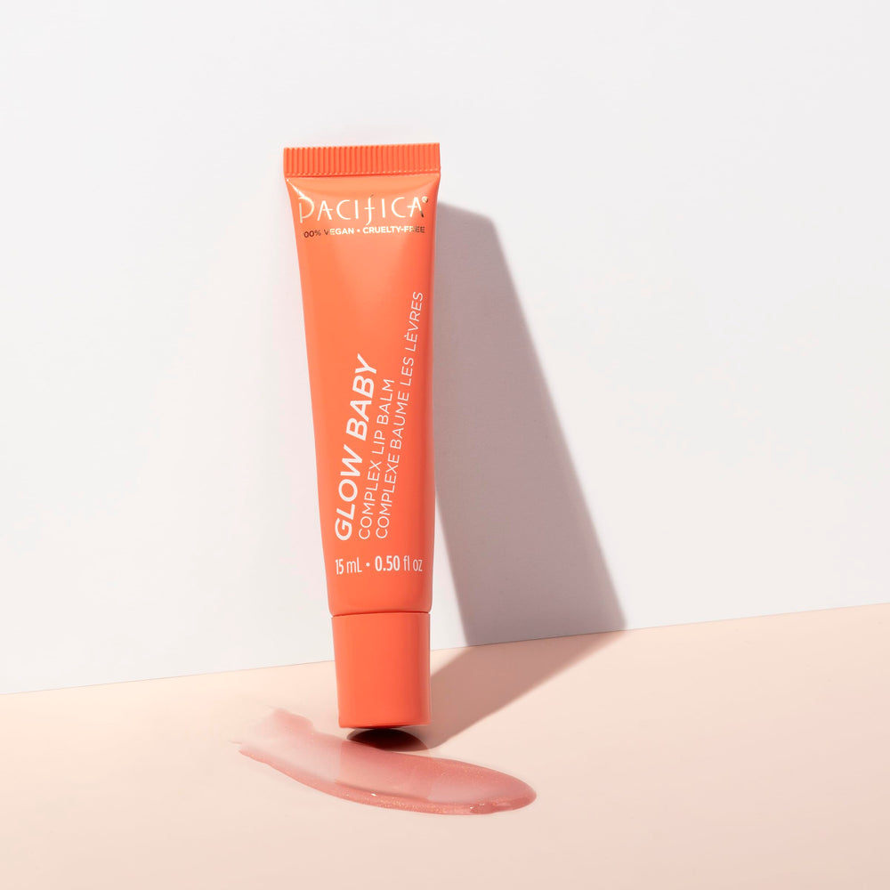 Pacifica Vegan Collagen Vanilla Cupcake balm tube with pink tint