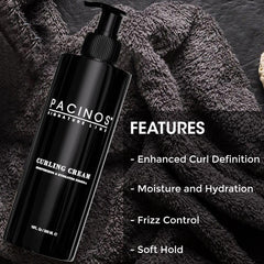 Pacinos Curling Cream delivering salon-finish definition.