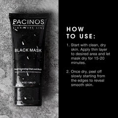 Pacinos packaging box showcasing product presentation and premium skincare.