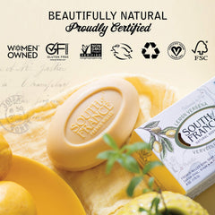 South Of France Clean Bar packaging and label detail for authentic presentation.