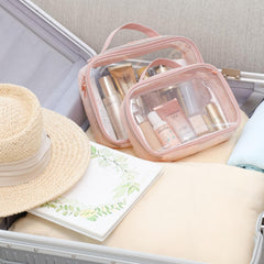 Elegant Packism travel set displayed on a vanity for gifting