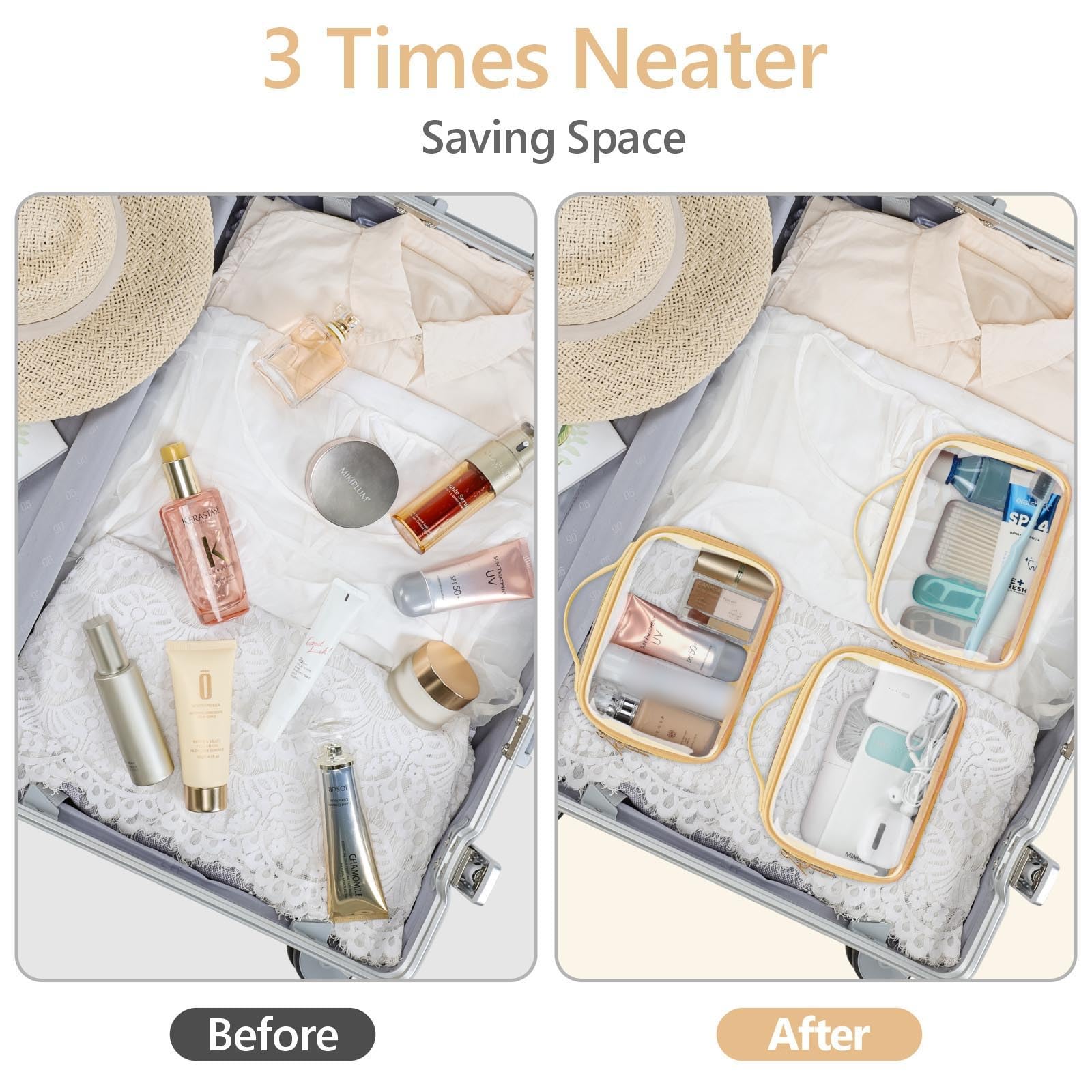 PACKISM gift-ready travel set suitable for women.