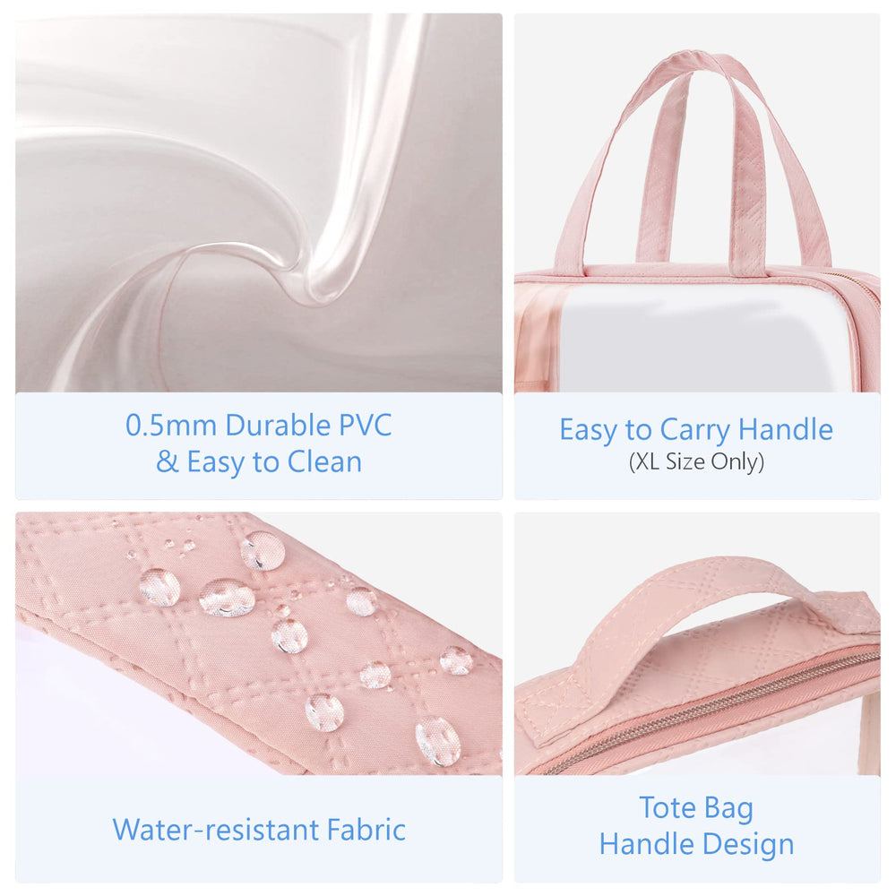 Packism handle design allows easy lifting and hanging during trips.