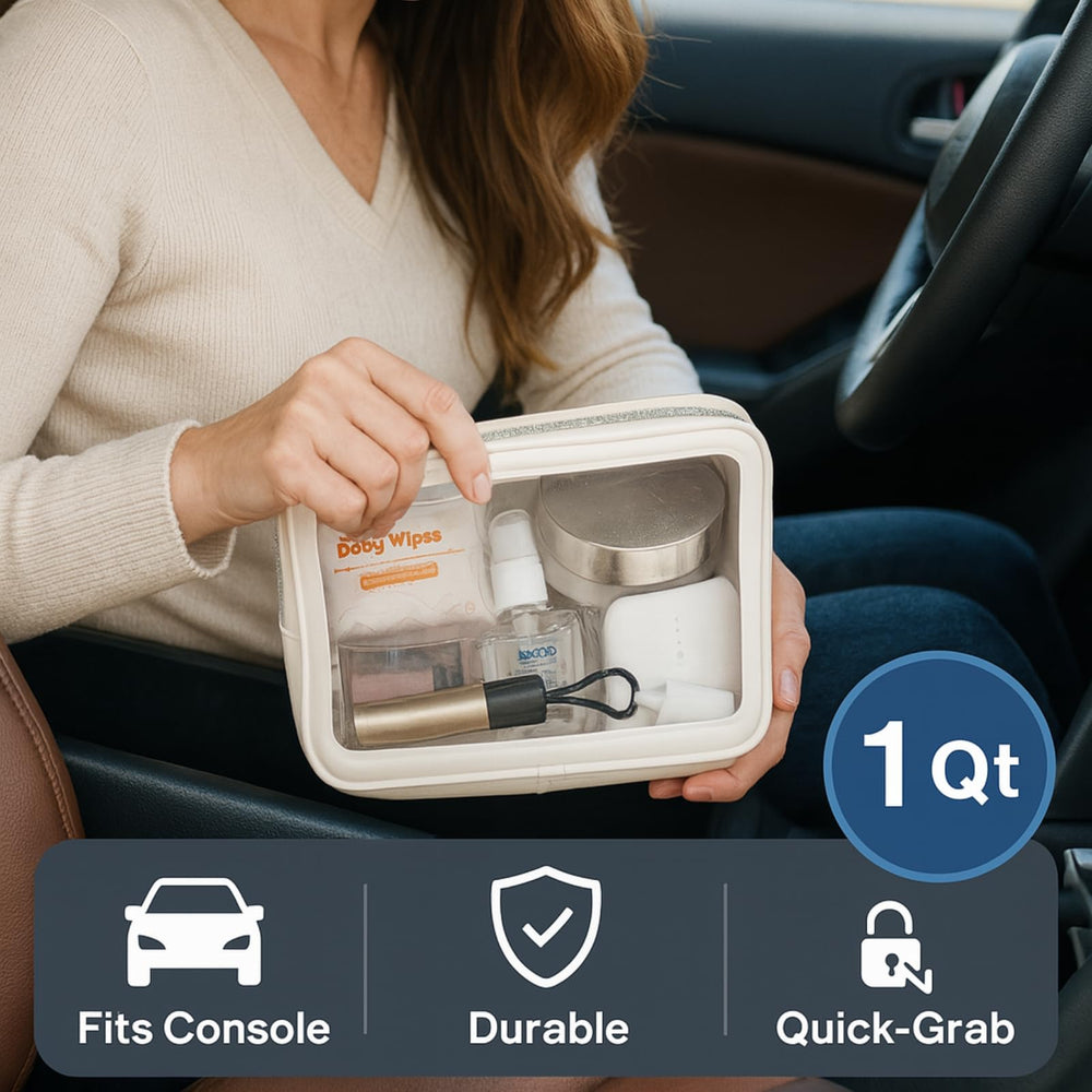 PACKISM Soft PVC bag features flexible design for space-saving storage.