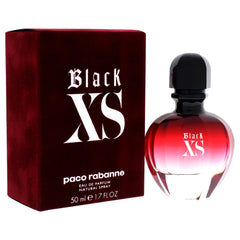 Paco Rabanne Black XS packaging conveys premium presentation.