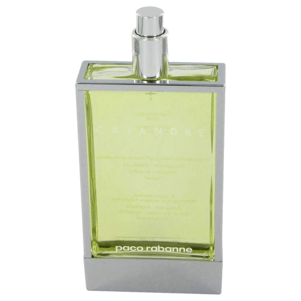 Paco Rabanne Calandre bottle front view, timeless daily wear appeal.