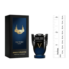 Travel-ready Invictus Victory Elixir Intense mini splash bottle for on-the-go fragrance wear.