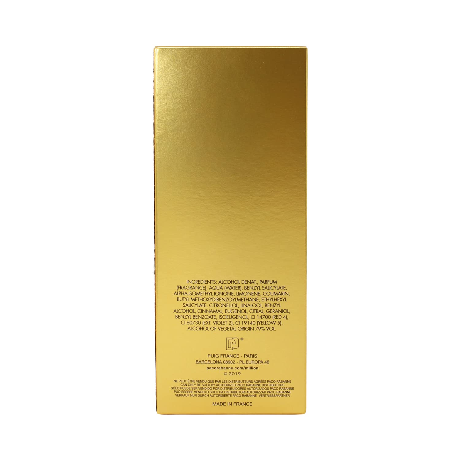 Paco Rabanne One Million packaging for premium gifting experience