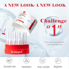 Padoro serum applied on hand, shows visible smoothing and moisturizing effect