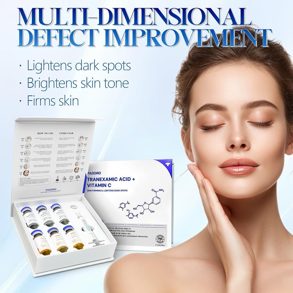 Padoro serum texture with glow swirls close-up for absorption