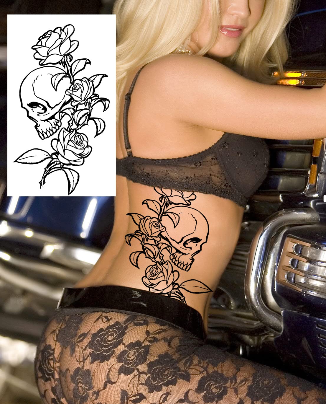 PADOUN Halloween tattoo arm sleeve pack for full-coverage temporary art