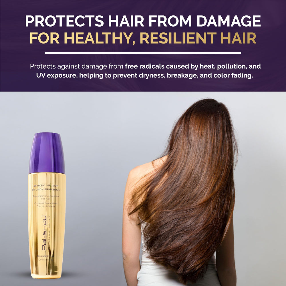 Pai-Shau Biphasic Infusion delivers a lightweight, non-greasy hydration without weighing hair down.