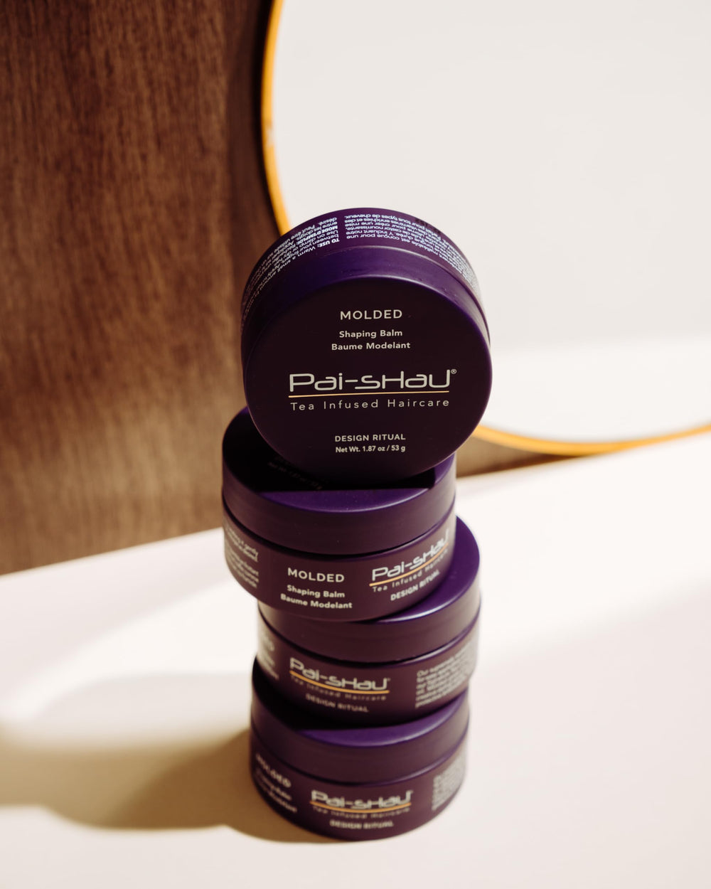 Ingredient focus on Pai-Shau Molded Signature Tea Complex nourishing care.