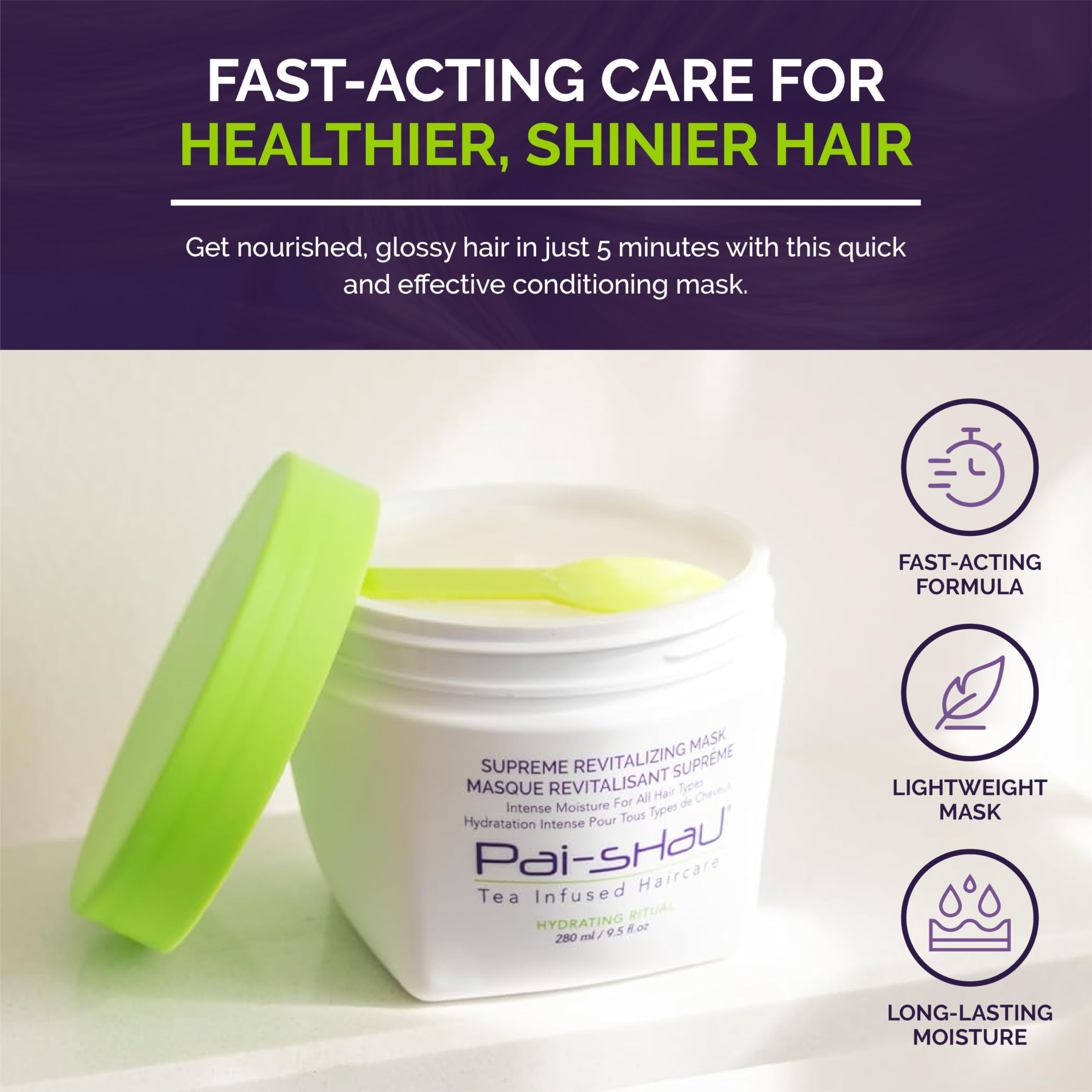 Pai-Shau Supreme Revitalizing Mask tea blend conditioning