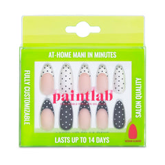 PaintLab Polka Dot Couture fall colors on nails for cozy autumn vibes
