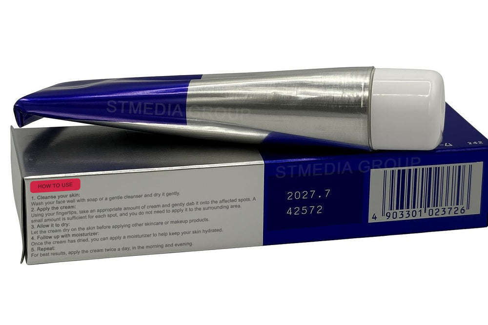 Pair Acne Cream on skin showing quick absorption for targeted spot care