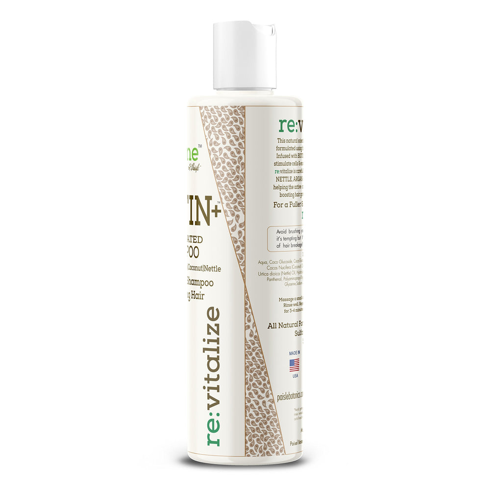 Paisle Botanics Biotin Shampoo is color-safe and gentle on treated hair