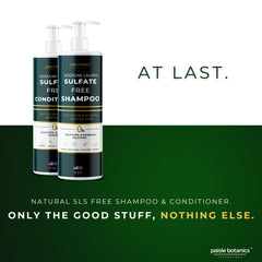 Paisle Botanics conditioner bottle promoting deep hydration without weigh-down for color-treated hair