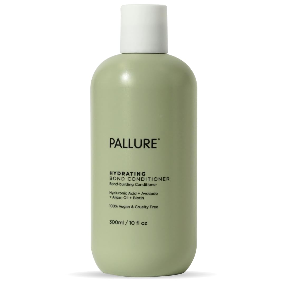 Pallure Hydrating Bond Conditioner bottle highlighting moisture and bond care