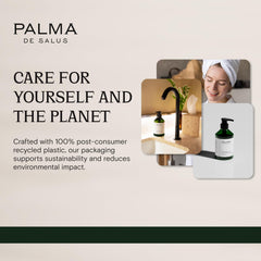Palma de Salus hydration-forward formula with betaine and avocado oil.