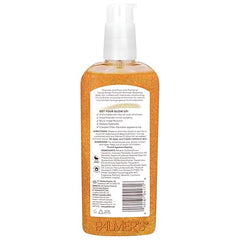 Beach-ready routine with Palmer's shimmer oil beside sunscreen.