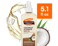 Palmer's Coconut Oil Formula Body Oil dispenses easily for consistent skin hydration.