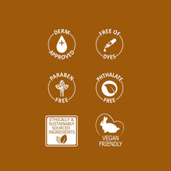 Dark-tone skin shows enhanced tan with Palmer's shimmer glow.