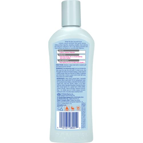 Palmer's astringent applied with cotton pad for refreshing cleanse