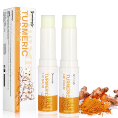 Paminify turmeric lip balm tube for smooth, hydrated lips.