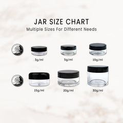 pana beauticom jars with wide mouths for easy filling and removal