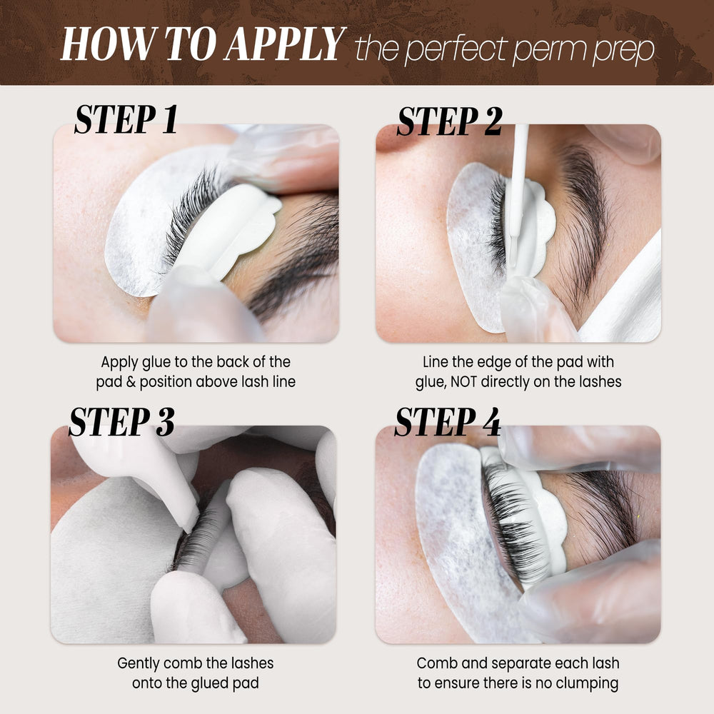 PANA Dolly's Lash Glue label displays water-based, latex-free formulation and compatibility.