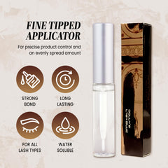 PANA Dolly's Lash Glue two-bottle pack ideal for pros and home use.